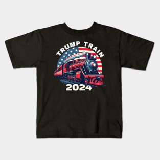 Trump Train 2024 Kids T-Shirt